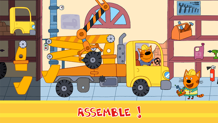Kid-E-Cats Cars, Build a house - 3.1.1 - (Android)