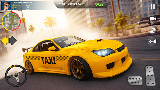 US Taxi Car Driving: Taxi Game screenshot 8