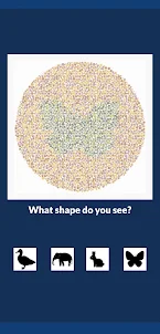 Colour Blindness Test: Shape