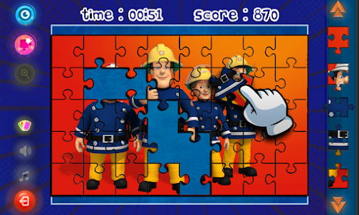 Firefighter Jigsaw Sam Puzzle