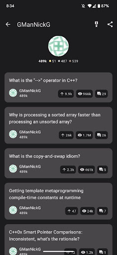 Stack for Stack Overflow Screenshot 3 - AppWisp.com