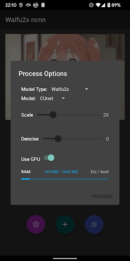 Waifu2x ncnn: Image upscaler Screen 3
