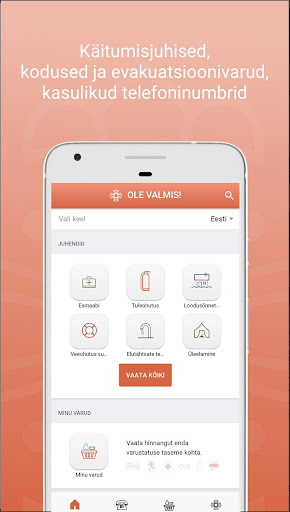 Android application Ole valmis! screenshort