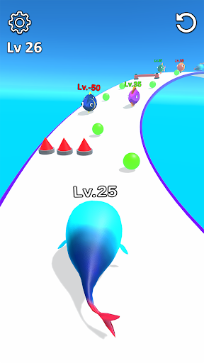 Fishbowl Land Run Fish Battle Screen 2