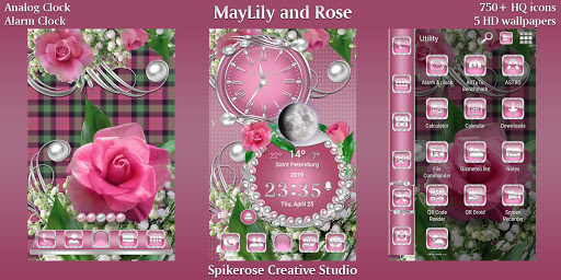 Maylily and Rose theme Screen 2
