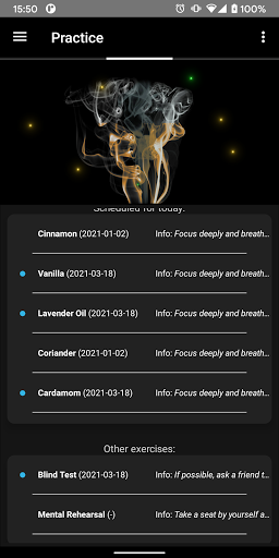 Olfactory Improvement -Retrain Screen 2