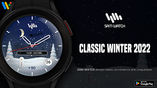 Android application SamWatch Classic Winter 2022 screenshort