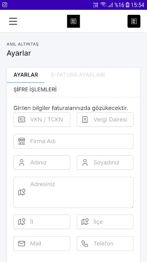 Borç Takibi Screen 2