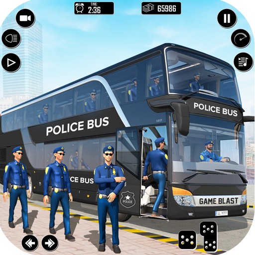 أمريكي شرطة حافلة محاكي لعبة