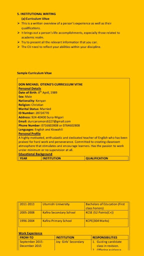 Android application Functional Writing screenshort