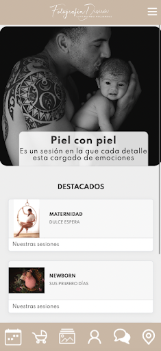 Android application Fotografía Desirée screenshort