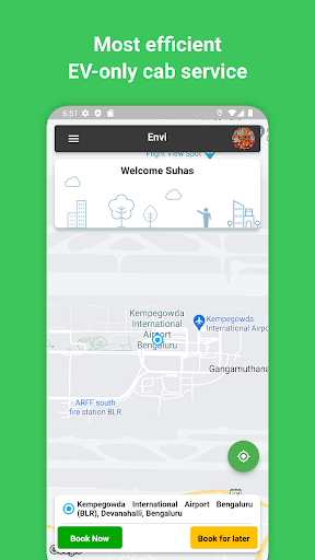 Android application Envi screenshort