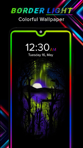 Android application Edge Lighting Live Borderlight screenshort