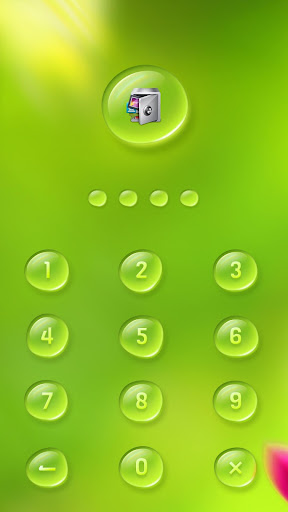AppLock Live Theme WaterDrop Screen 2