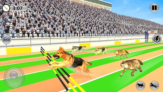 Crazy Dog Racing Fever 🔥 Play online