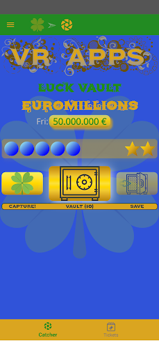 Android application EuroMillions Luck Vault screenshort