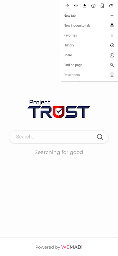 TRUST Browser Screen 3