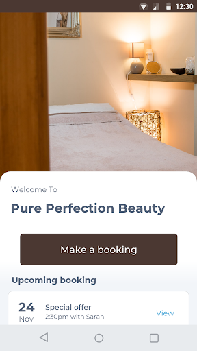 Android application Pure Perfection Beauty screenshort