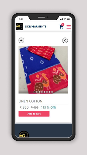 Likes Garments Screen 2