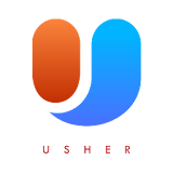 Usher-Share,Meet,Chat,Help icon