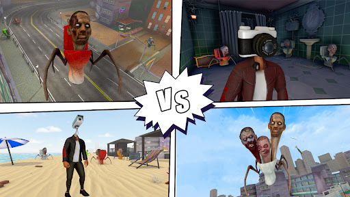 Toilet Monster Zombie Battle