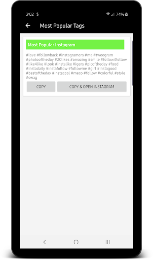 Hashtags for Instagram Screen 3