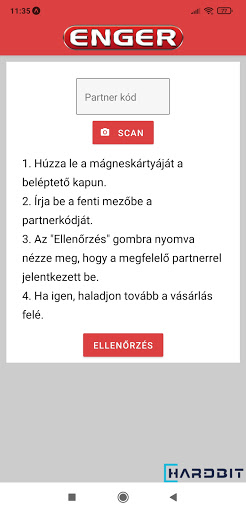 Android application Enger Shop screenshort