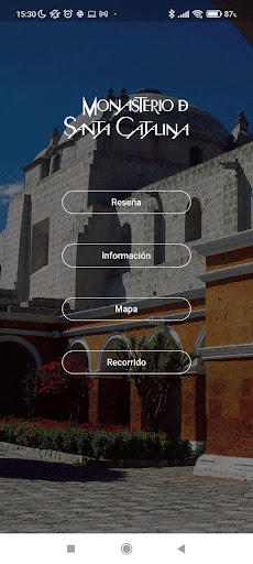 Android application Monasterio de Santa Catalina screenshort