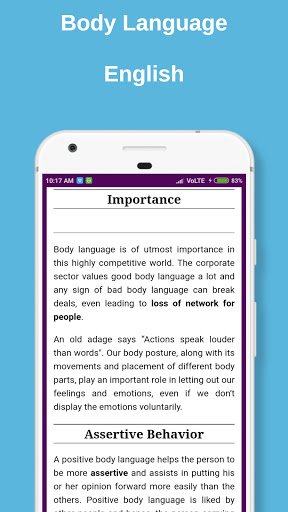 Body Language Screen 3