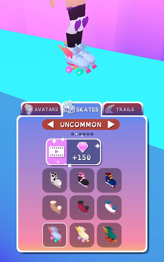 Sky Roller: Rainbow Skating - Action - games