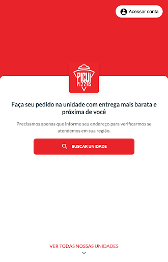 Android application PICUI PIZZAS screenshort