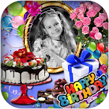 Birthday Cake Photo Frame icon