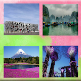 Asia Top City Photo Frame icon