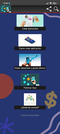 Crear aplicaciones facil