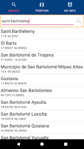 Saint Barthelemy GPS Charts Screen 2