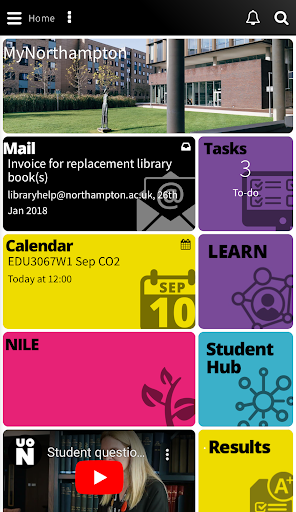 Android application MyNorthampton screenshort