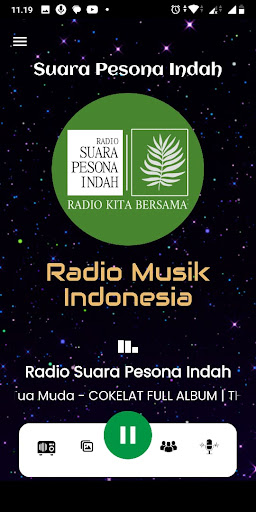 Android application Radio Suara Pesona Indah screenshort