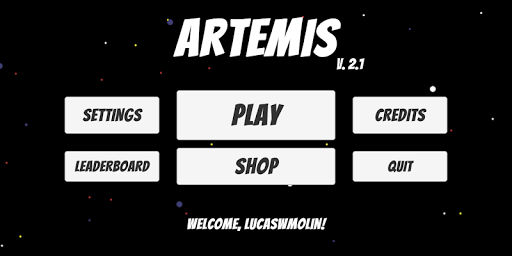 Android application Artemis screenshort