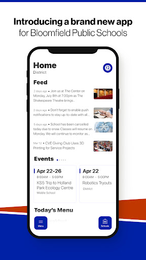 Android application Bloomfield Public Schools, CT screenshort
