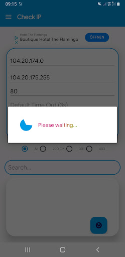 Check IP Range Screen 2