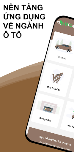 Android application DiCar-Hệ Sinh Thái Dịch Vụ ÔTô screenshort