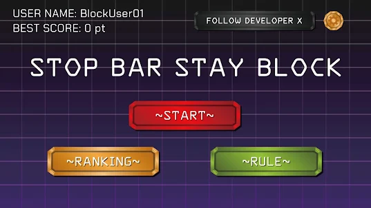 STOP BAR STAY BLOCK