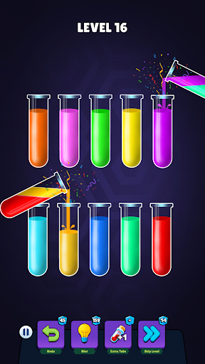 Water Sort Color Puzzle Games Screen 2