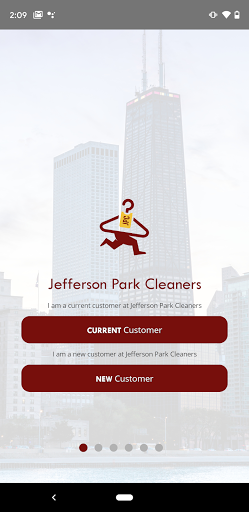 Android application Jefferson Park Cleaners screenshort