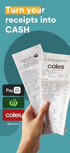 Android application ReceiptJar - Cash for receipts screenshort