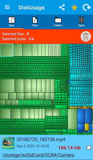 DiskUsage Screen 2