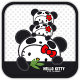 Hello Kitty Cute Panda Theme icon