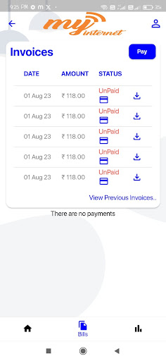 myInternet Screen 3