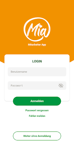 Android application Mia – Globus Mitarbeiter App screenshort