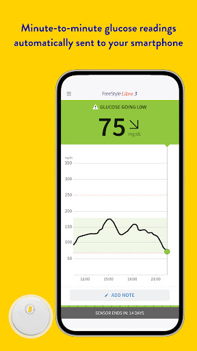 Android application FreeStyle Libre 3 – QA screenshort